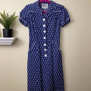 Vivien Holloway anchor tea dress